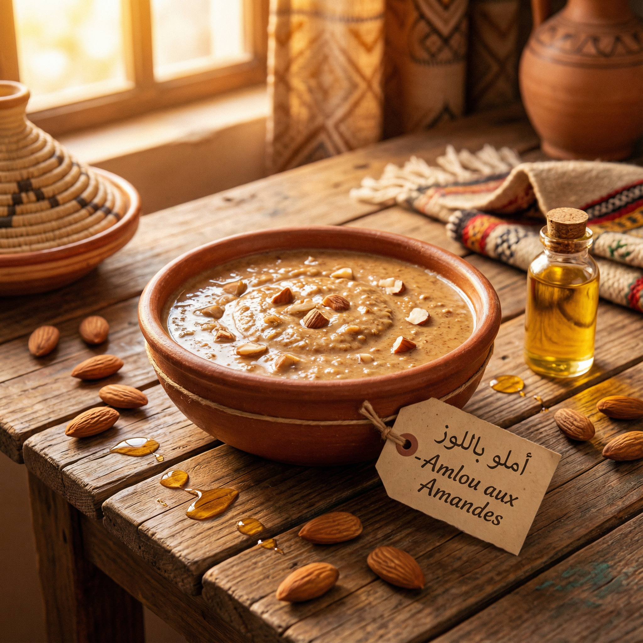 أملو باللوز والعسل والأركان